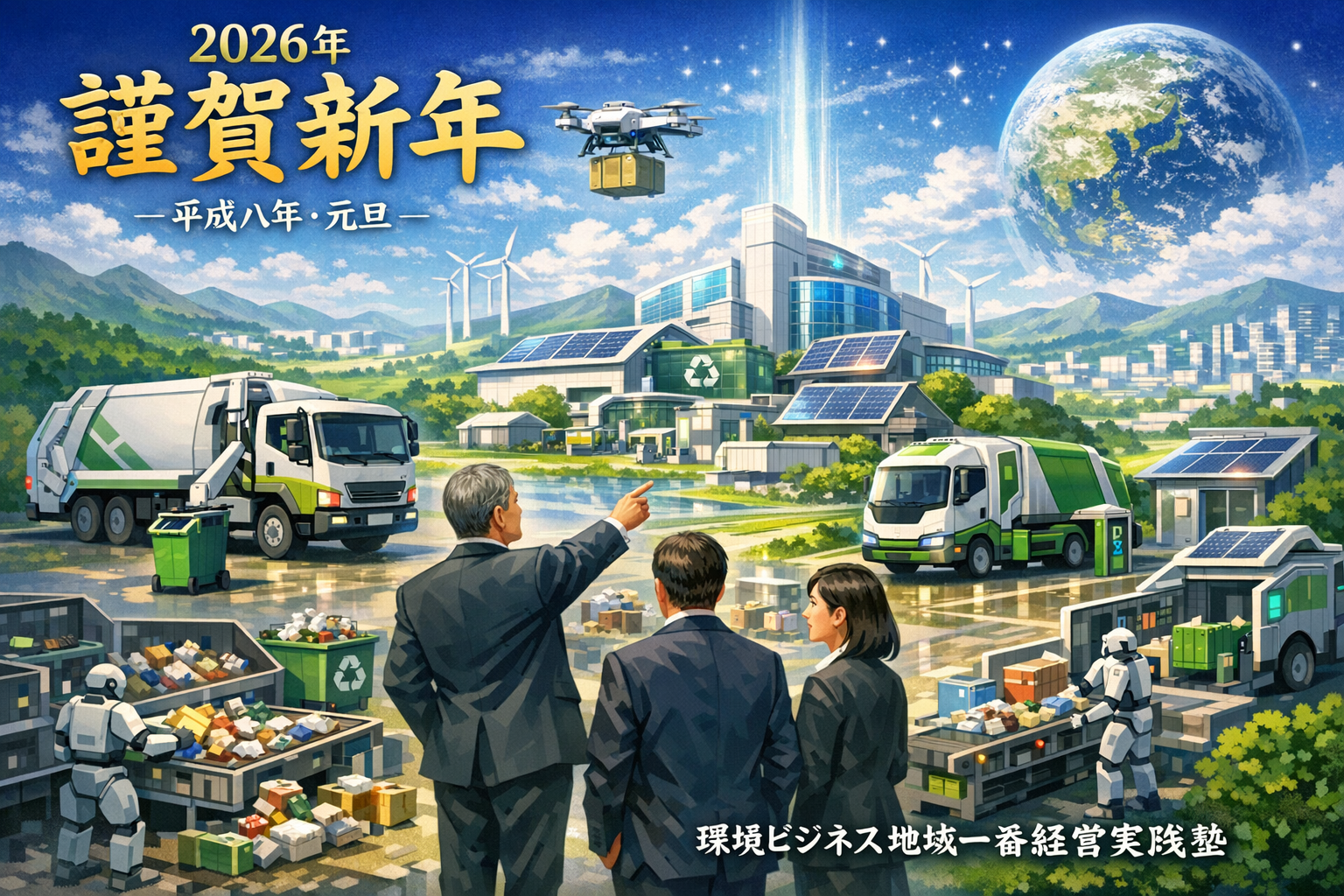 【2026年 年始のご挨拶】 廃棄物業界・環境ビジネスの未来と経営革新に向けて